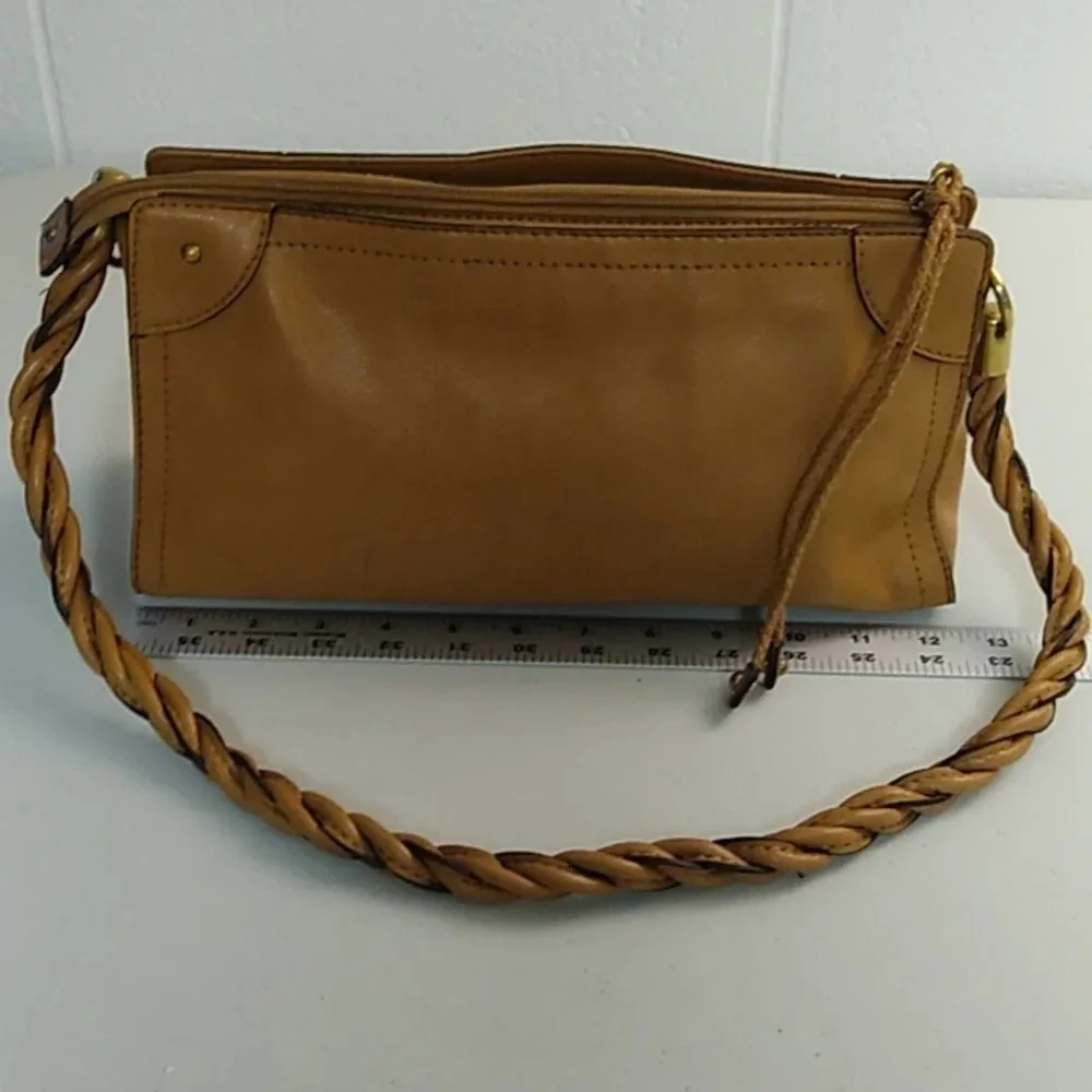Relic Shoulder Bag Purse Carmel Brown 12" L X 4.5" W X 6" H - Picture 13 of 16